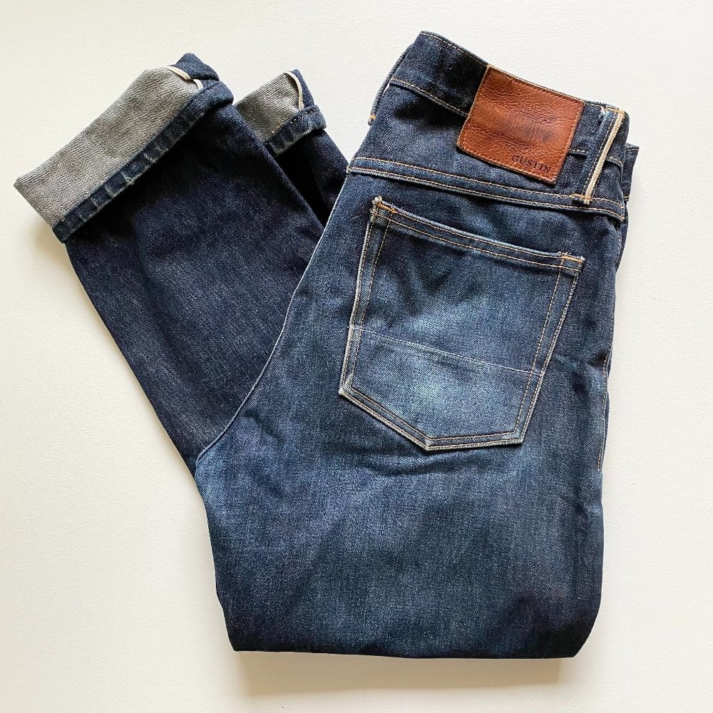 Gustin Straight Fit Raw Selvedge Denim Jeans